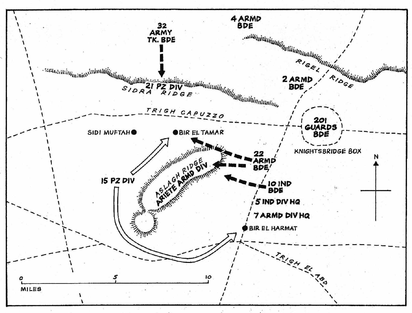 Map of The Cauldron Battles