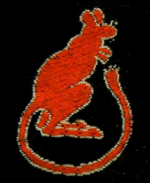 Shoulder Flash of the 7th Armoured Division. The Desert Rats.