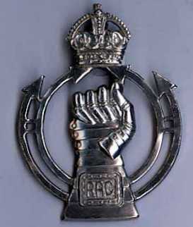 RAC Badge 1941 to 1945