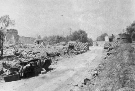 More wreckage around Primosole Bridge and the pillbox defenses.